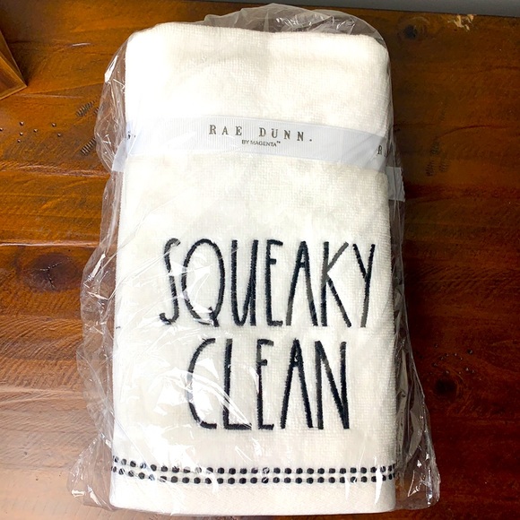 Rae Dunn “Squeaky Clean” Set of 2 - Picture 5 of 10